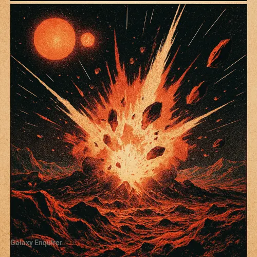 RAUMSCHOCK AM TITAN: EXPLOSION VON KINETISCHEN KERNEN LÄSST STERNE TANZEN!