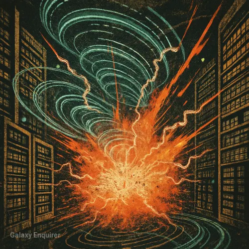 VERHEERENDE CHAOS-EXPLOSION IM ARCHIV-SEKTOR A-9! DATENSTURM WIRBELT ALLE SYMPATHIEN DURCHEINANDER!