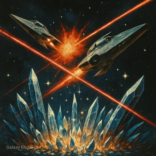 WILDE SCHLACHT UM DAS KRISTALLFELD OBSIDION-X7: GLITZERNDER RAUBZUG IM ALL!