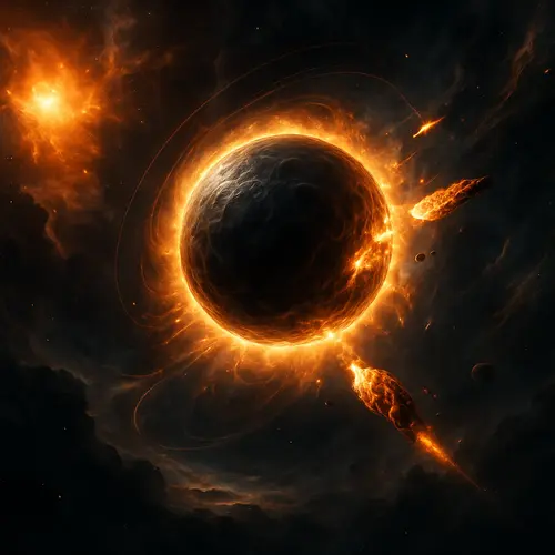 Gravitationskerne, Andron-Partikel