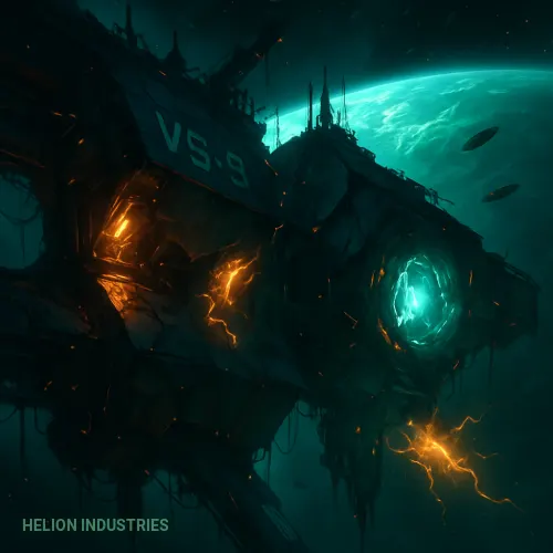 Der Zerfall der Verlassenen Station VS-9 am Rande von Borealis IX